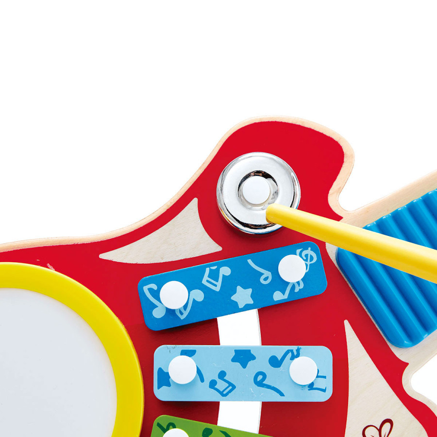 Guitarra 6 en 1 Hape Instrumento Musical de Juguete