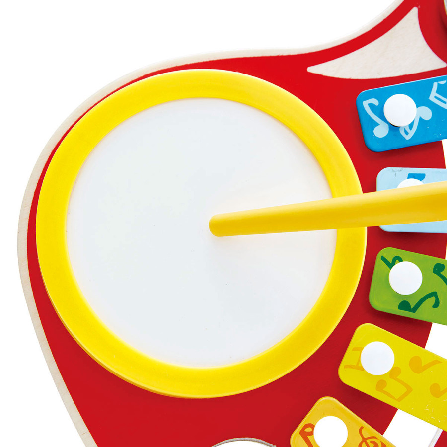 Guitarra 6 en 1 Hape Instrumento Musical de Juguete