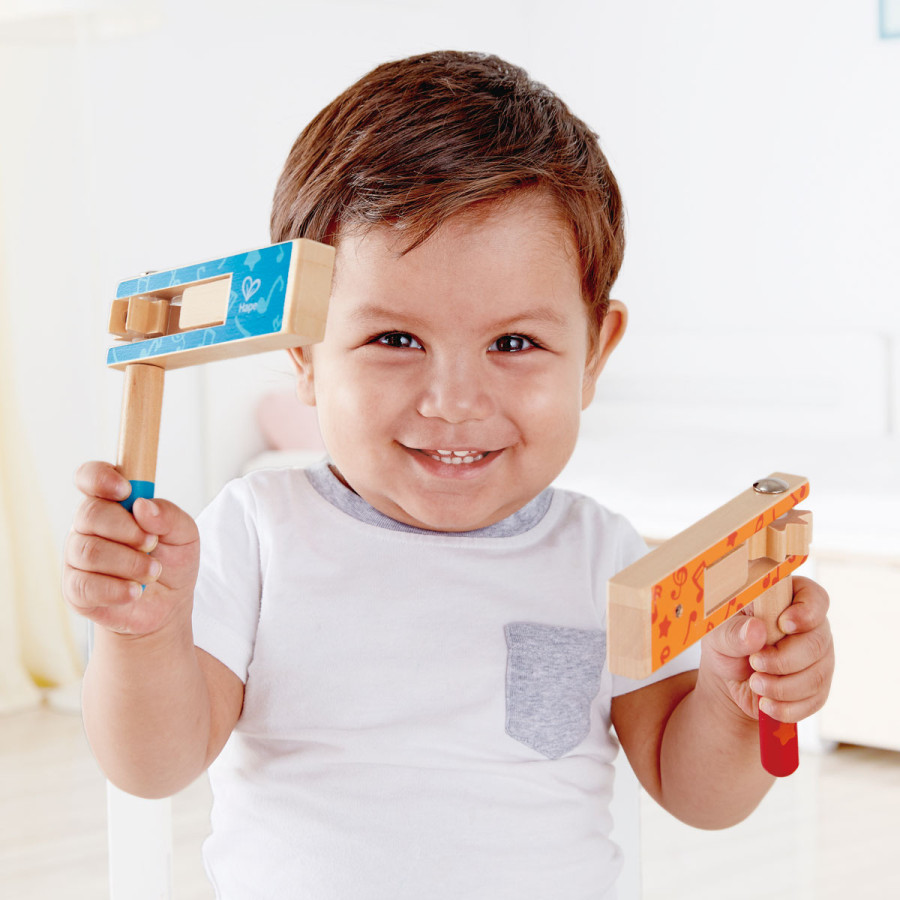 Matraca Animadora Instrumento de Juguete Hape