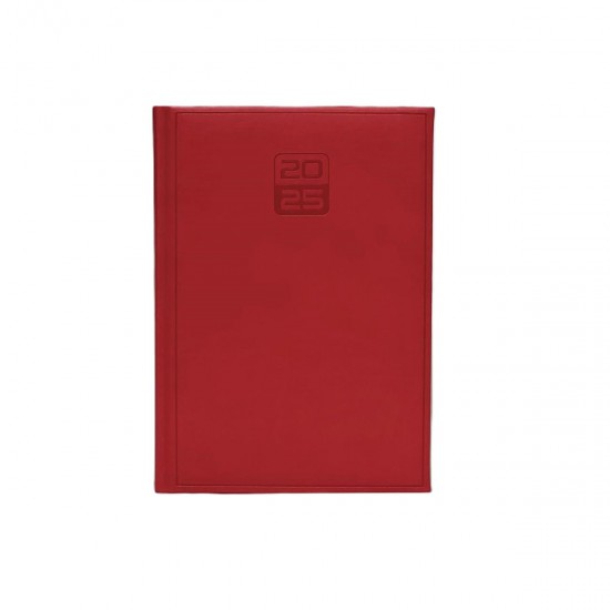 Agenda 2025 Diaria 14 x 20 cm Tucson Rojo