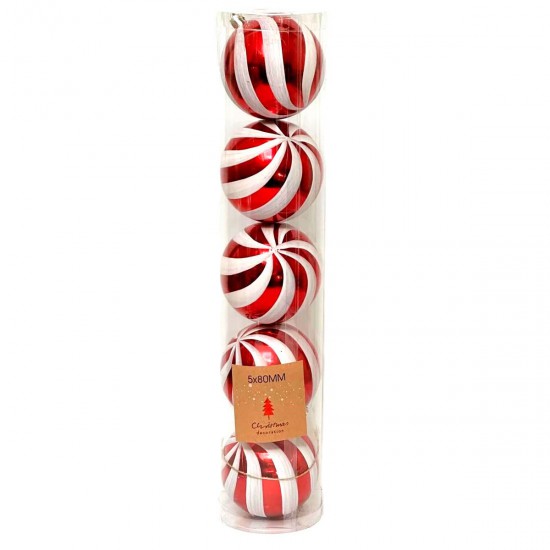 Bolas Candy de 8 cm x 5 Alparamis