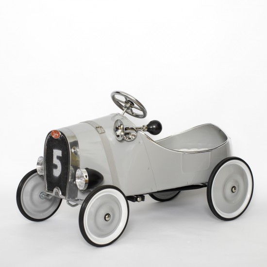 Auto a Pedal Bugatin Gris Tinplay