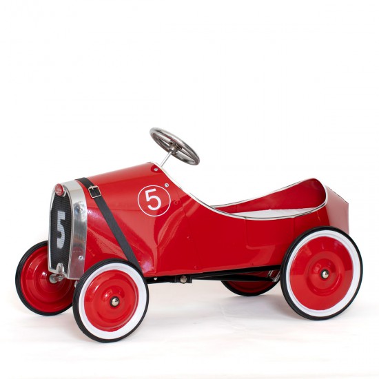 Auto a Pedal Bugatin Rojo Tinplay