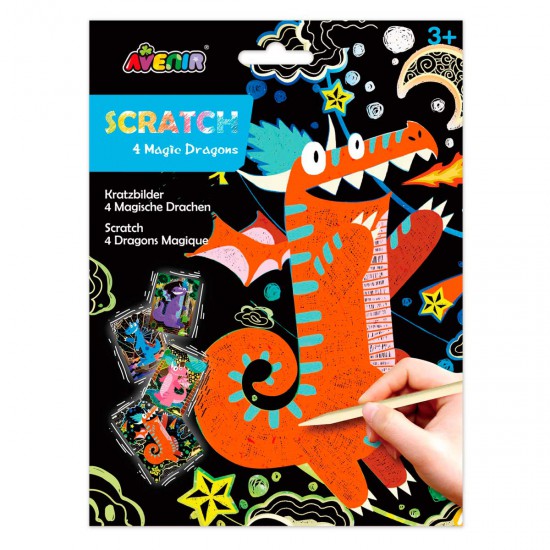 Scratch Art 4 Dragones Mágicos Avenir