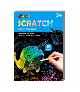 Mini Scratch Book Bajo el Mar Avenir
