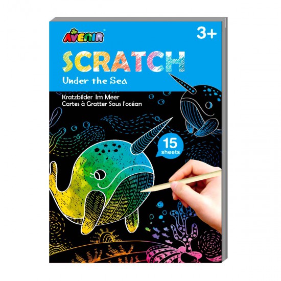 Mini Scratch Book Bajo el Mar Avenir