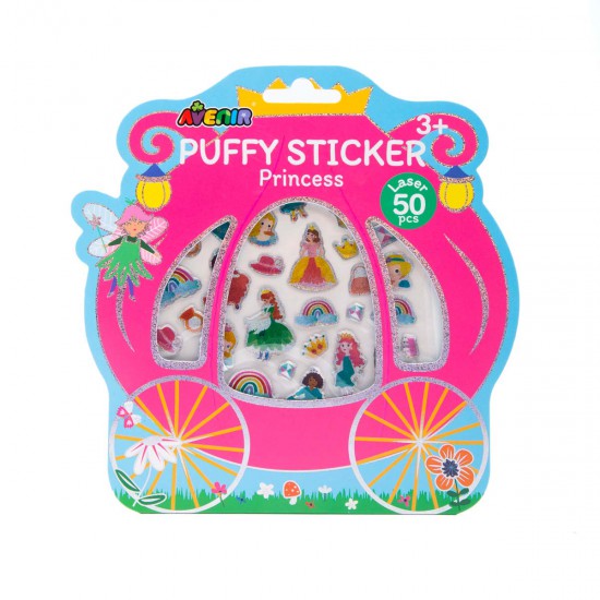 Puffy 3D Stickers Princesas Avenir