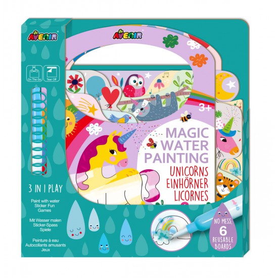 Kit de Pinturas al Agua Mágicas Unicorns Avenir