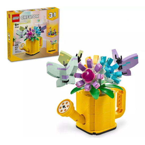 LEGO Flowers In Watering Can