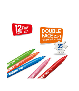 Rompecabezas 35Pc Héroes X12 Marcadores