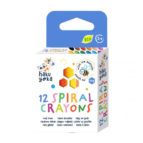 Crayones Spiral Haku Yoka x 12