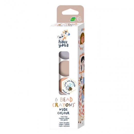 Crayones Cuentas Nude Colour Haku Yoka x 6