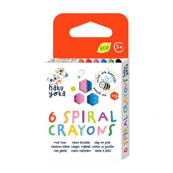 Crayones Spiral Haku Yoka x 6