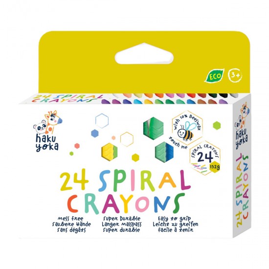 Crayones Spiral Haku Yoka x 24