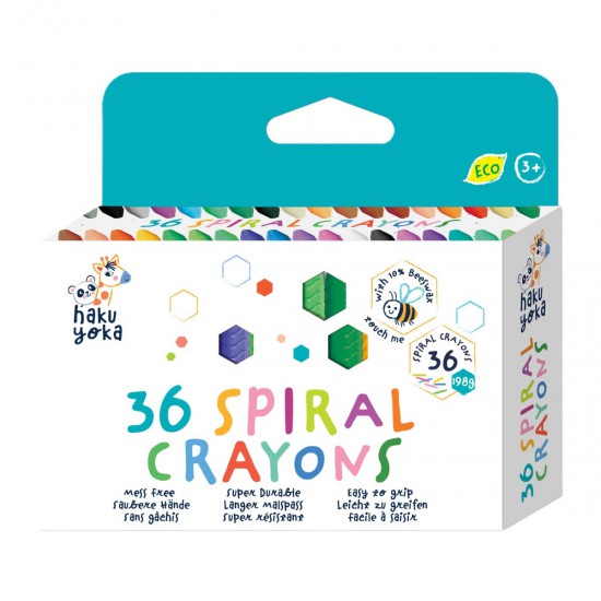 Crayones Spiral Haku Yoka x 36