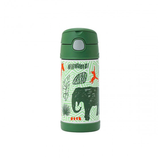 Botella Térmica con Sorbete Thermos Funtainer 355 ml Jungla