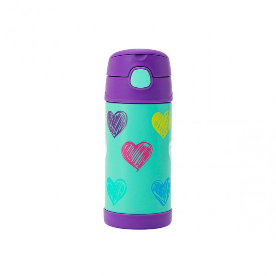 Botella Térmica con Sorbete Thermos Funtainer 355 ml Corazones