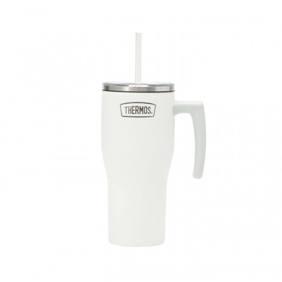 Taza Térmica con Asa y Sorbete Thermos Classic 850 ml Blanco