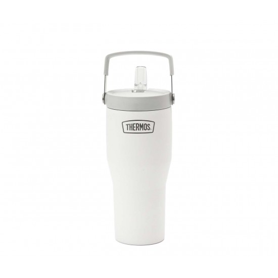 Vaso Térmico con Asa y Sorbete Thermos Classic 850 ml Blanco