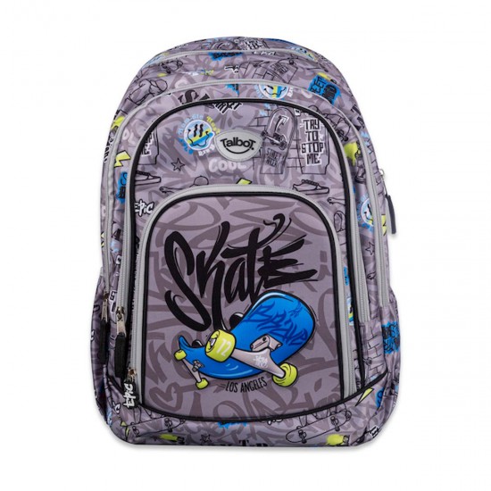 Mochila Espalda School Gang Skate 30 lt Talbot