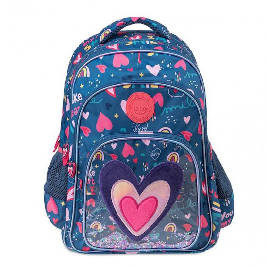 Mochila Espalda School Gang Heart 30 lt Talbot