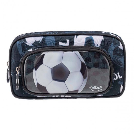 Cartuchera con 2 Cierres Big Pocket Football 2.4 lt Talbot