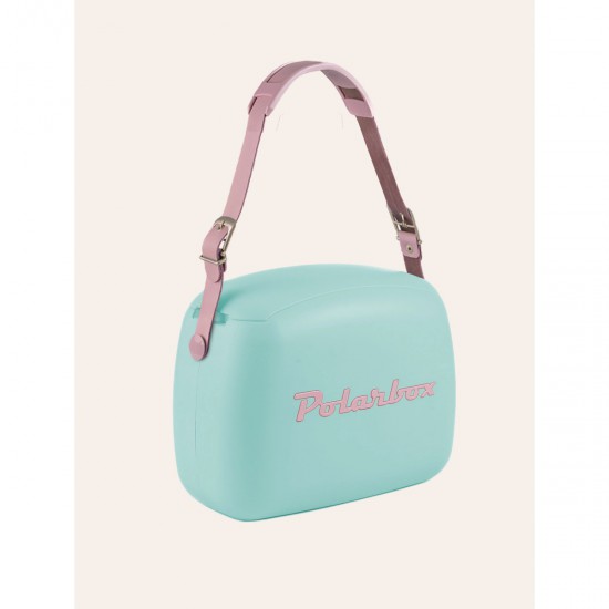 Heladerita Polarbox Verde agua con Asa Rosa 6 l