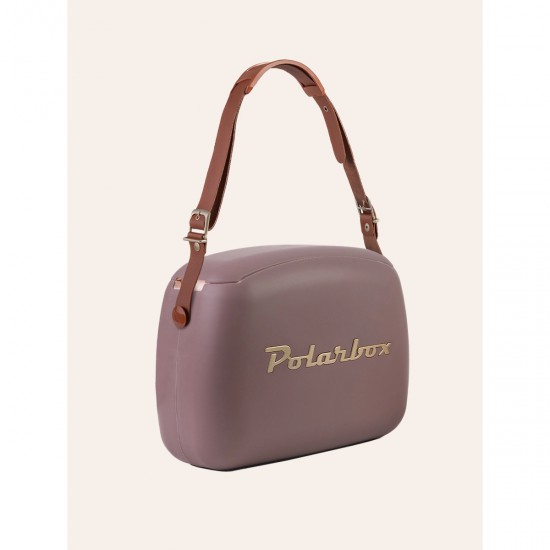 Heladerita Polarbox Mauve con Asa Marrón 6 l