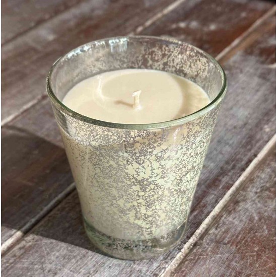 Vela Aromática Navideña de Soja en Vaso Ginger y Caramel Espacio Aroma