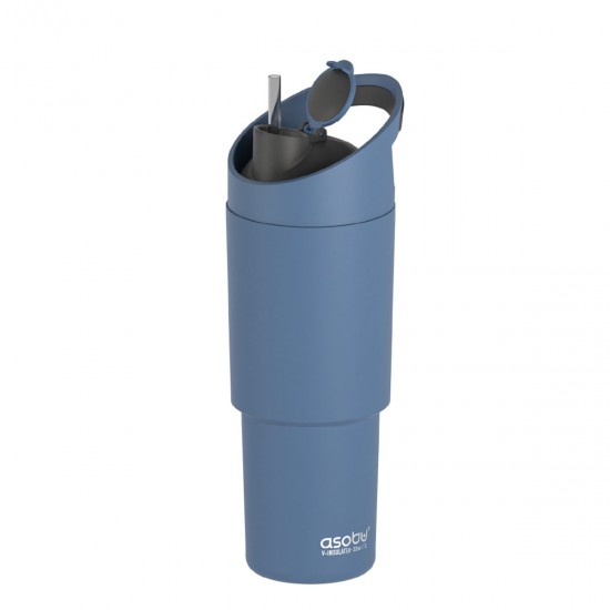 Botella Térmica Deportiva Cosmic Slate Gray 1 l Asobu
