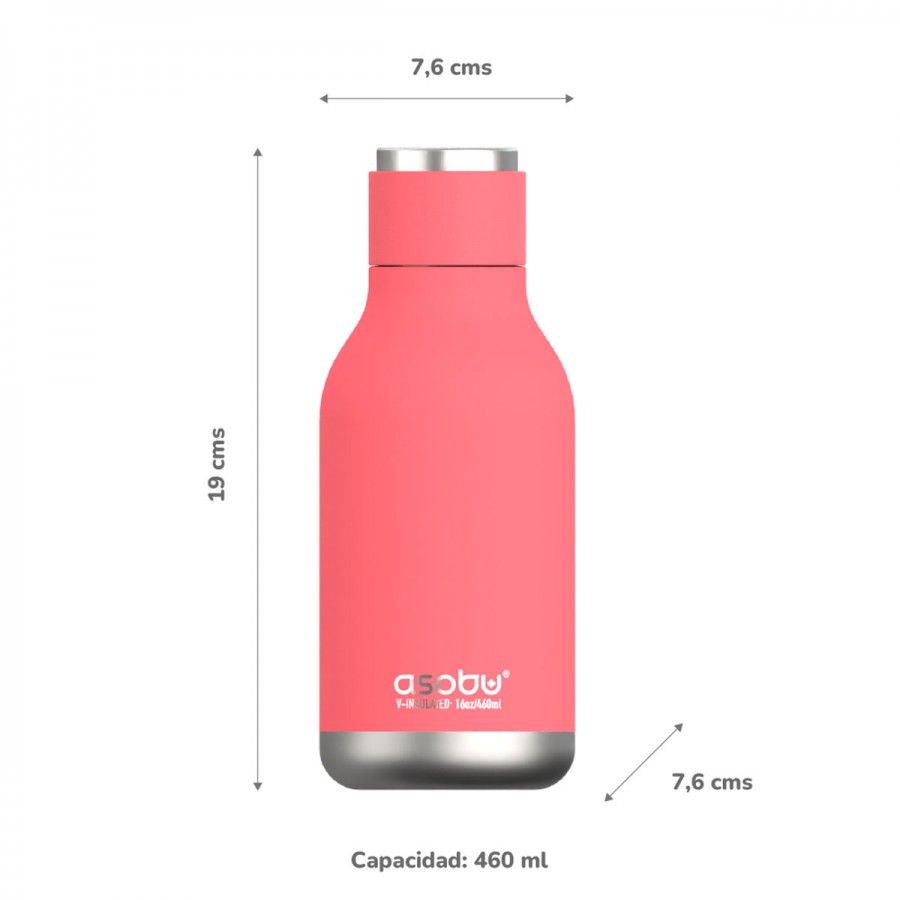Botella Térmica Urban Peach 460 ml Asobu