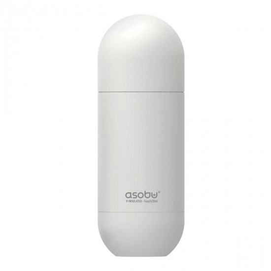 Botella Térmica Orb White 420 ml Asobu