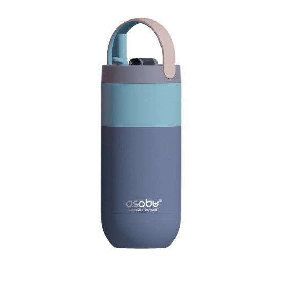 Botella Térmica Orbit Pastel Blue 900 ml Asobu