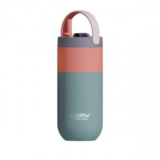 Botella Térmica Orbit Pastel Green 900 ml Asobu