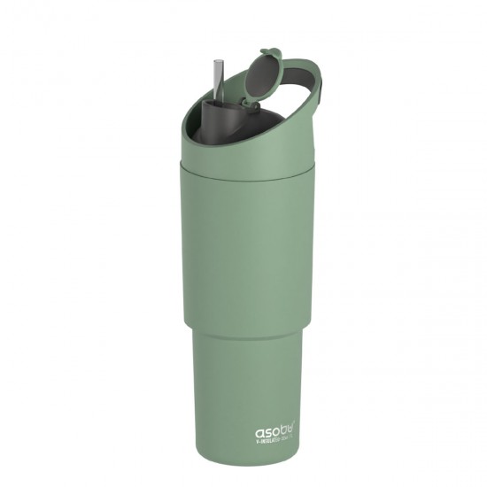 Botella Térmica Deportiva Cosmic Basil Green 1 l Asobu