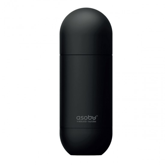 Botella Térmica Orb Black 420 ml Asobu