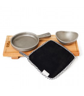 Set Nº1 Fundición de Aluminio con Manopla