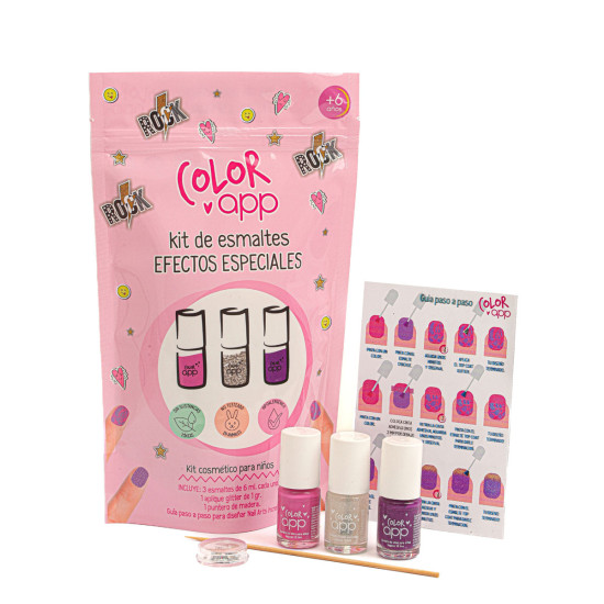 Juego Deco Uñas Efectos Especiales Color App