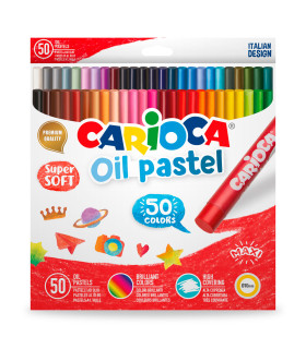 Crayones Óleo Pastel Carioca x 50