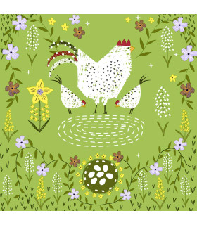 Servilletas 33 x 33 cm Spring Garden