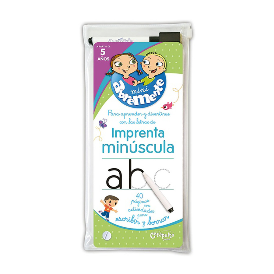 Libro Abremente Para Escribir Y Borrar Imprenta Minúscula