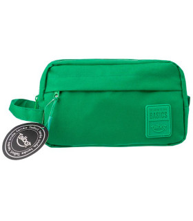 Cartuchera con 2 Cierres Classics Lisa Verde Benetton 2 lt Talbot