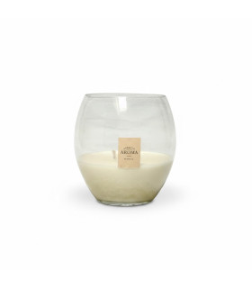 Vela en Vaso Esfera 400 g Vainilla Espacio Aroma