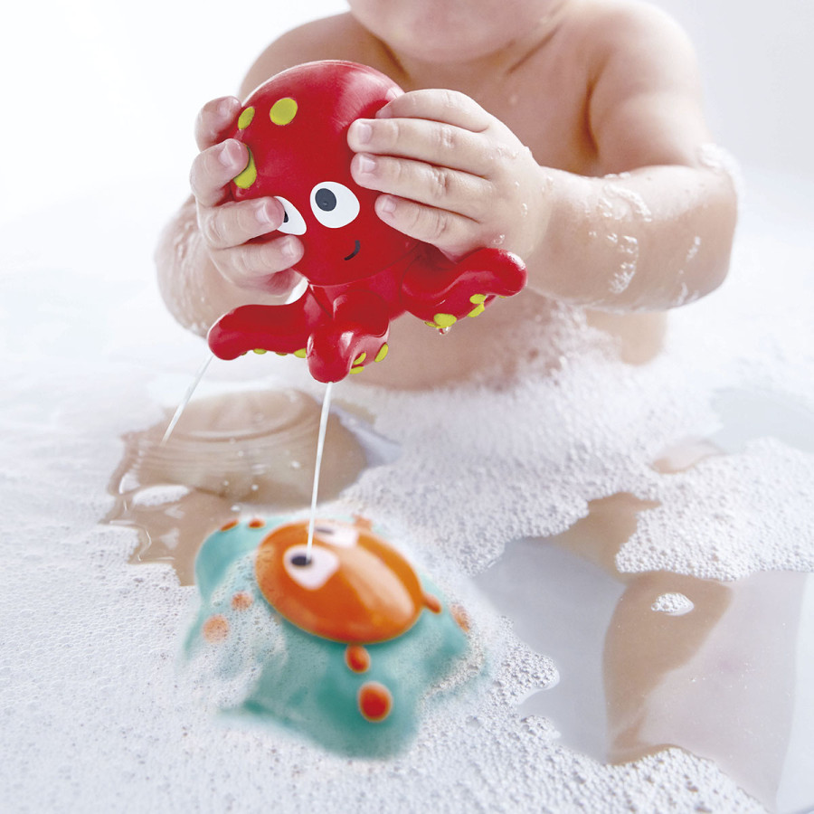 Amigos de Suelo Oceánico Hape Juguete con Chorro de Agua para el Baño