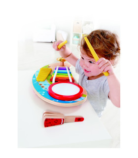 Estación Musical 5 en 1 Hape Instrumentos de Juguete