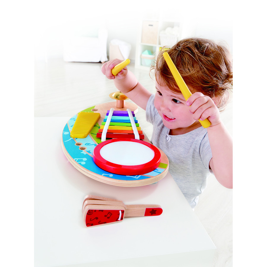 Estación Musical 5 en 1 Hape Instrumentos de Juguete