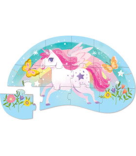 Puzzle De 12 Piezas Unicornio
