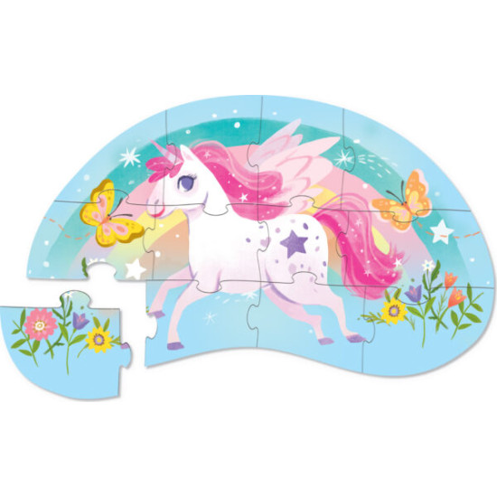 Puzzle De 12 Piezas Unicornio