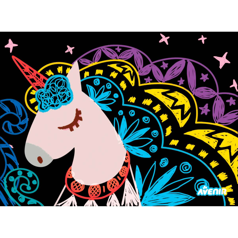 Scratch Art 4 Unicornios Mágicos Avenir