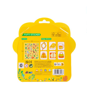 Puffy 3D Stickers Animales Avenir